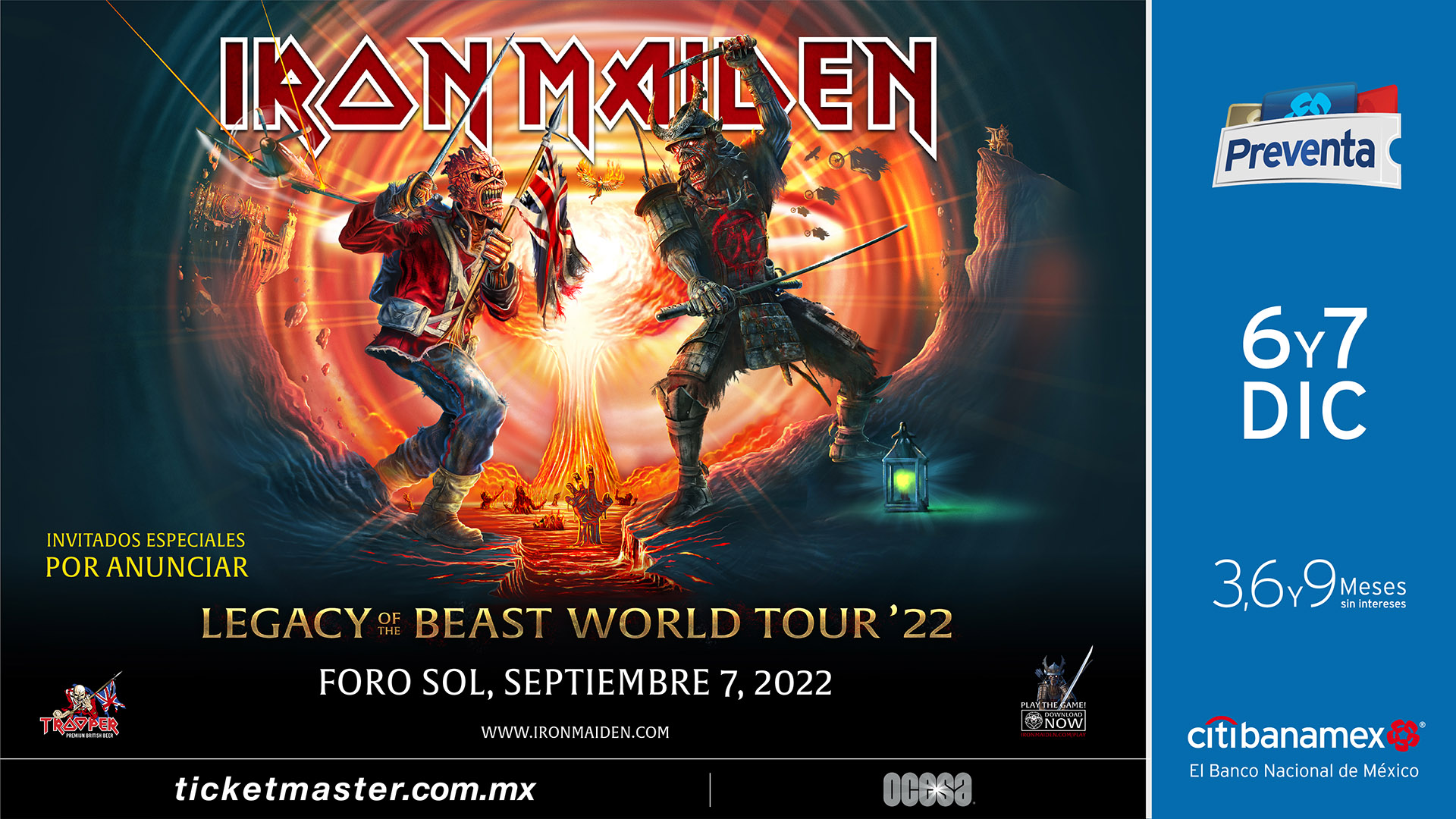 iron maiden tour mexico